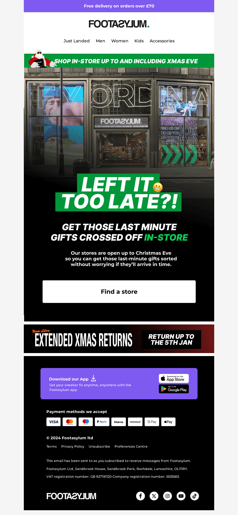 Left it to the last minute? 😨