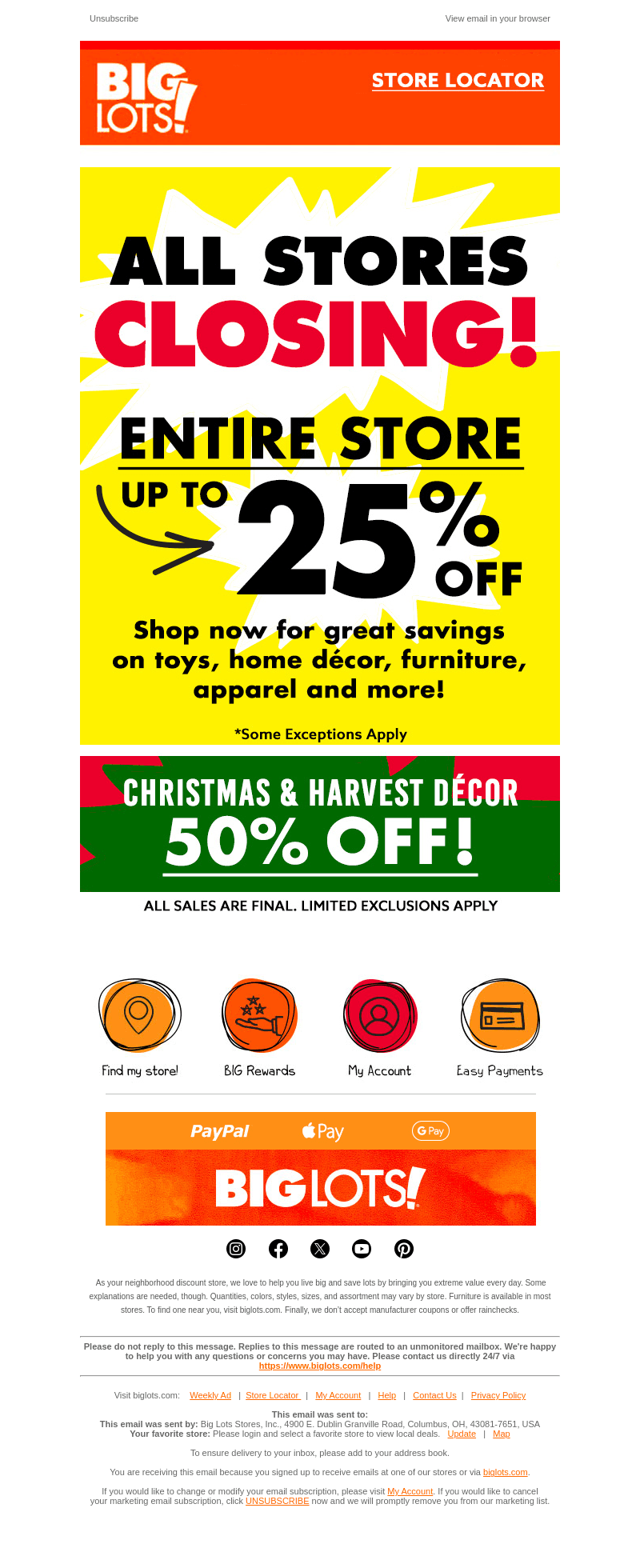 Don’t Wait: Store Closing Deals Are Here!
