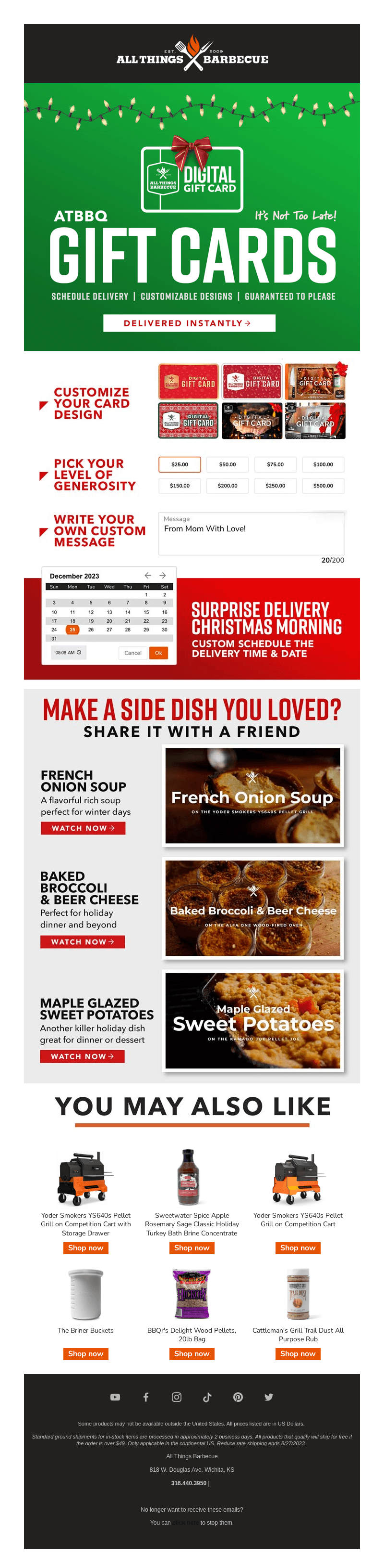 All Things Barbecue email from Tue, Dec 24, 2024