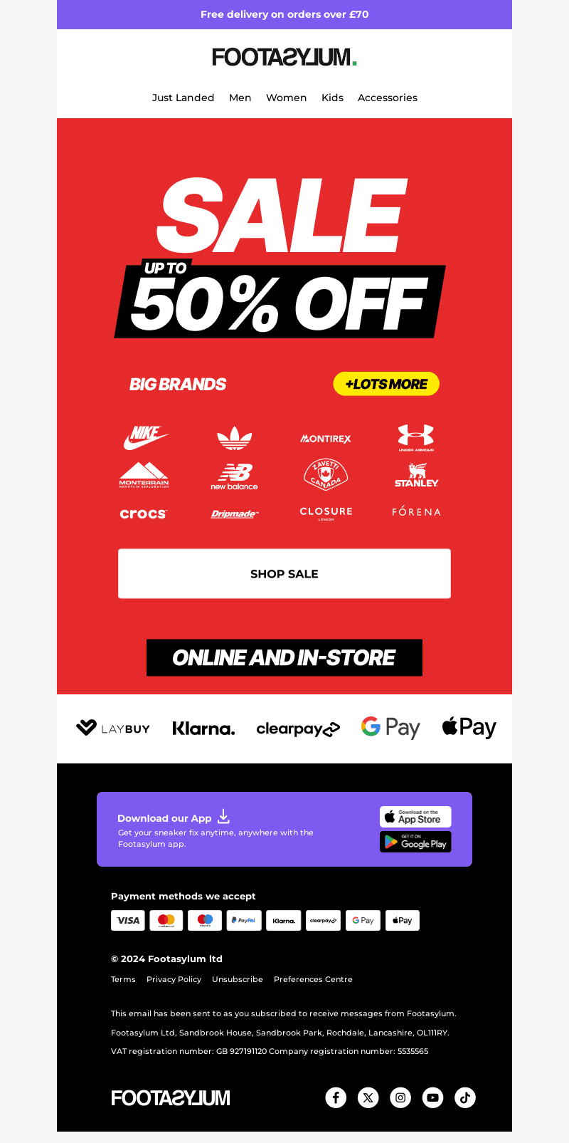 🚨SALE HAS LANDED!🚨