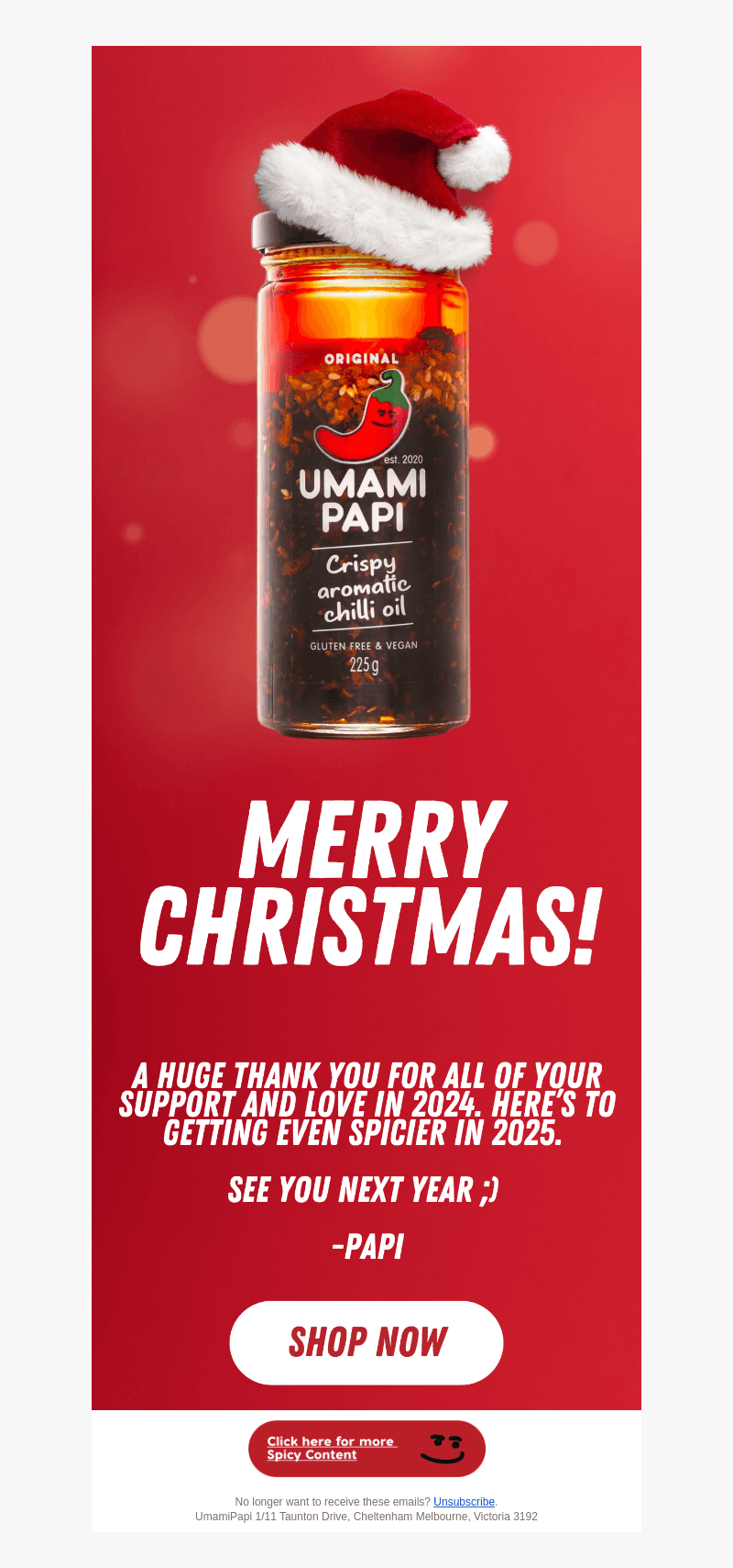 Congrats on making it off the naughty list ;)