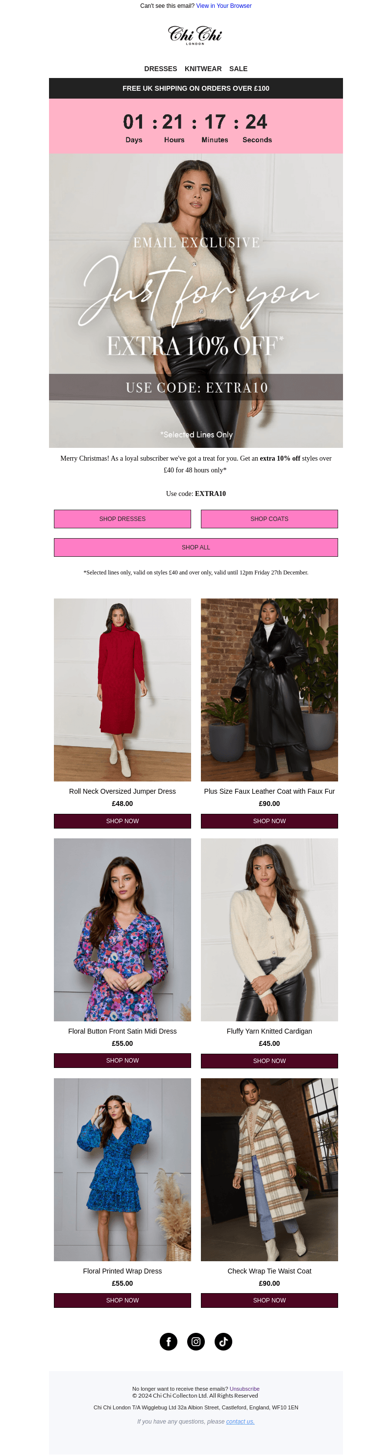 Just for you | EXTRA 10% off 🎁🎀