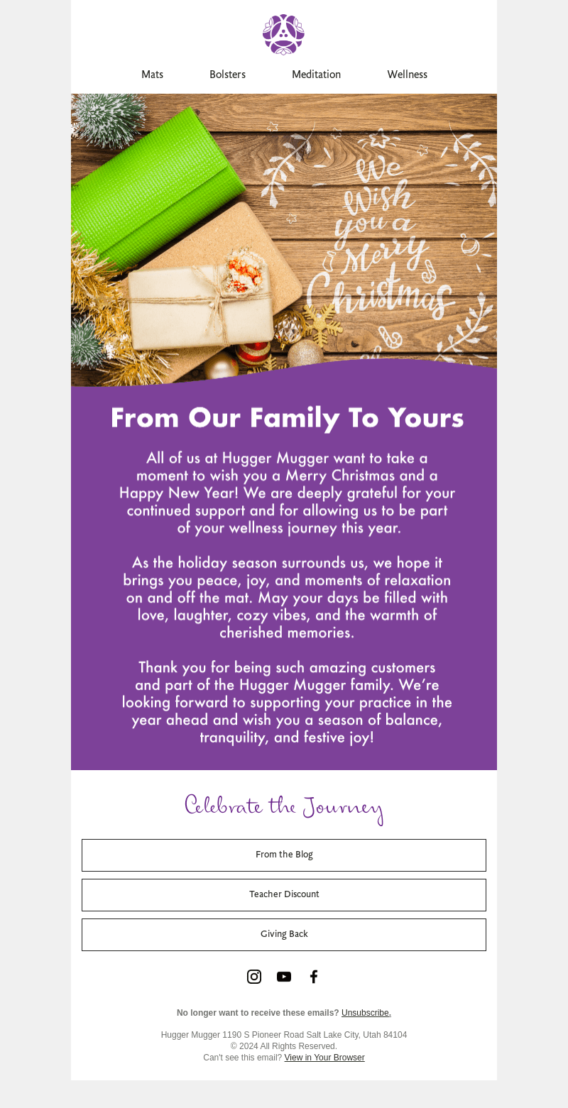 🎅 A Special Holiday Message for You!