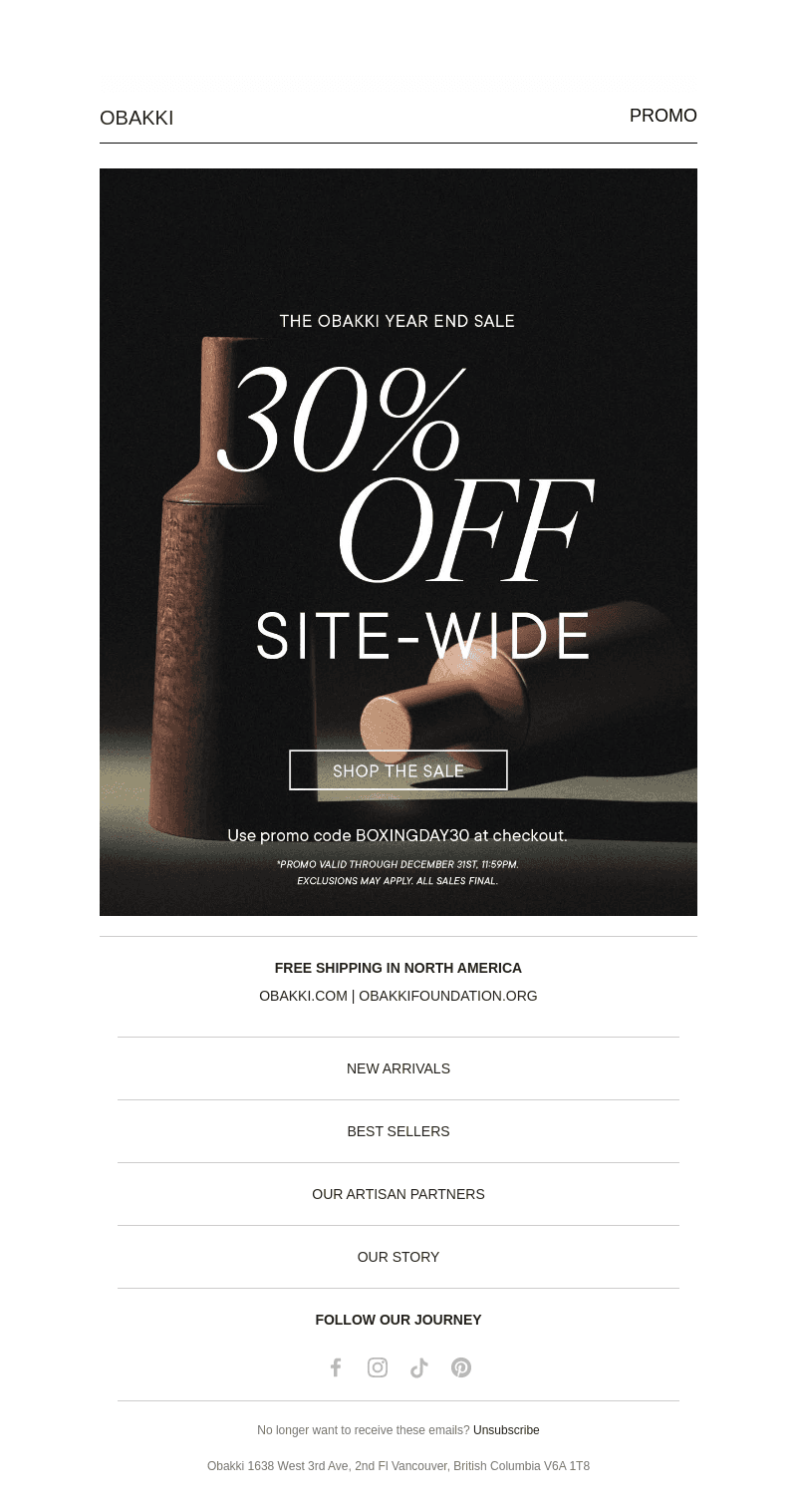 Enjoy 30% Off Site-Wide!