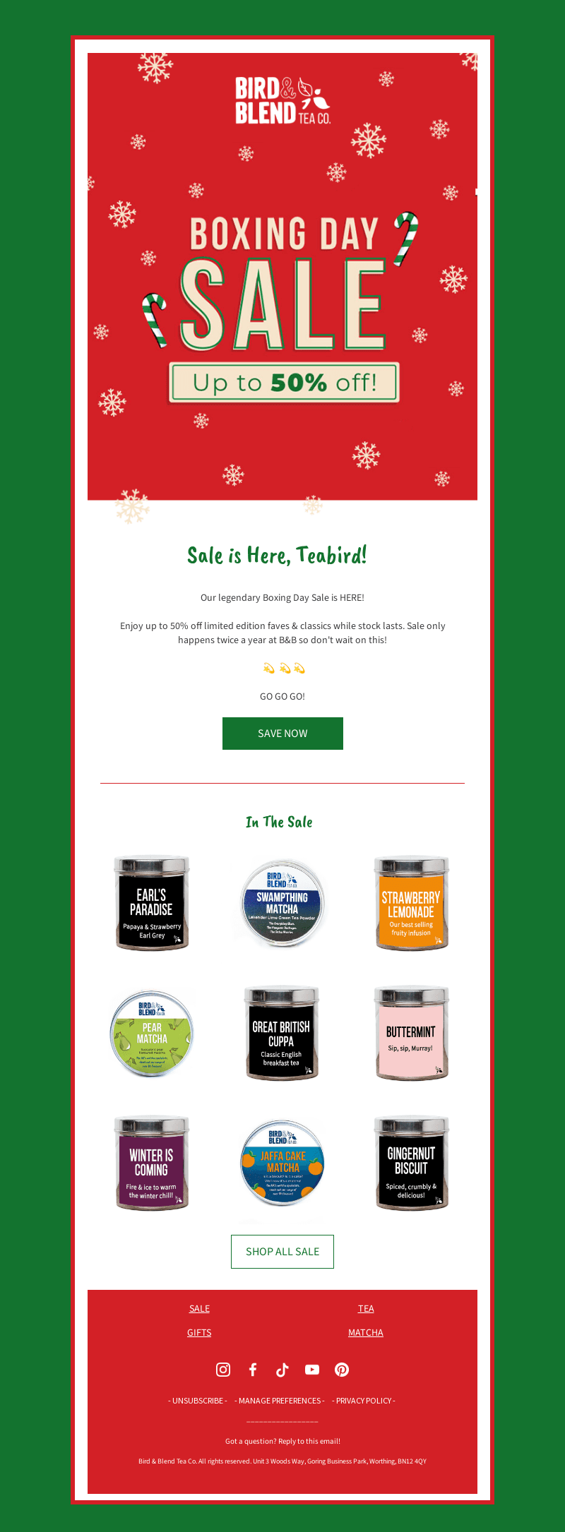 💫 Boxing Day Sale is Here!