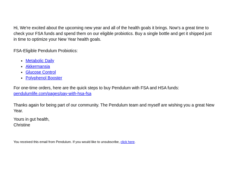 Reminder: our probiotics are FSA eligible