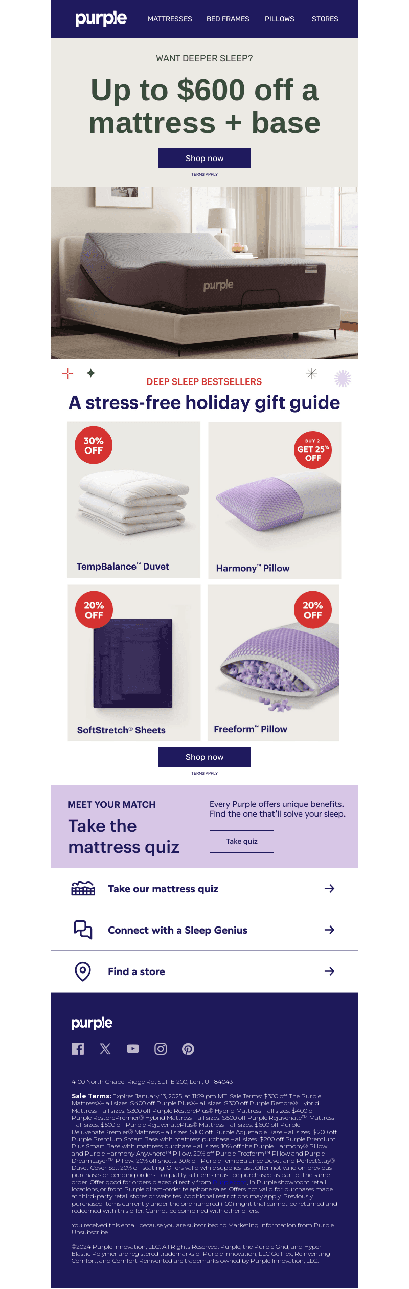 Up to $600 off deeper sleep!