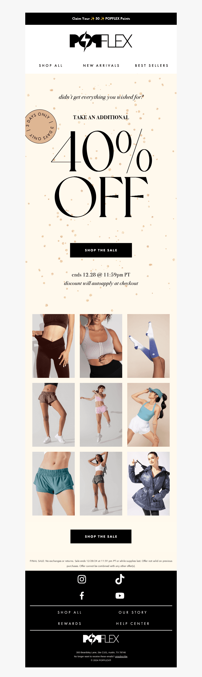 Save an EXTRA 40% on sale items →