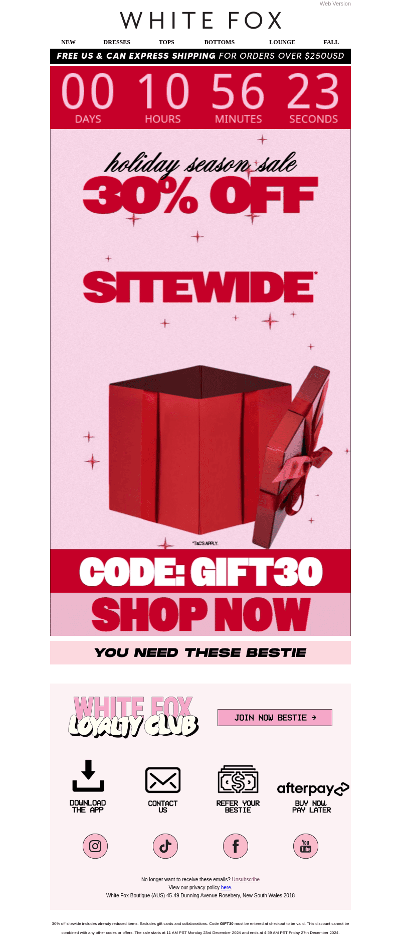 30% OFF SITEWIDE ENDS VERY SOON ⏰