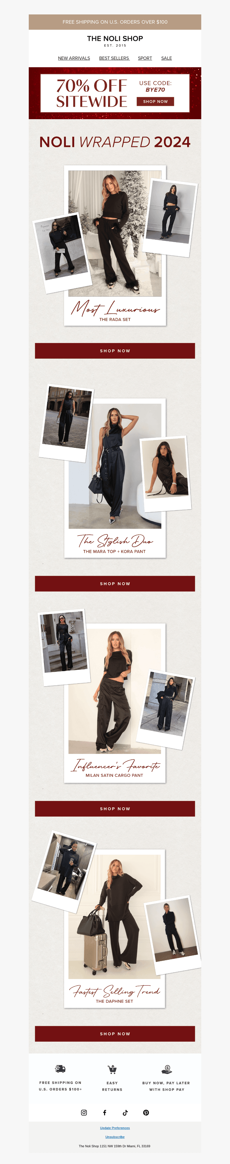 70% Off Sitewide I Only For You