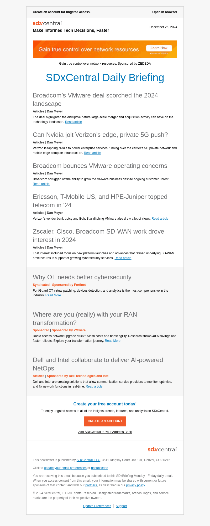 Broadcom's VMware drama was big in 2024