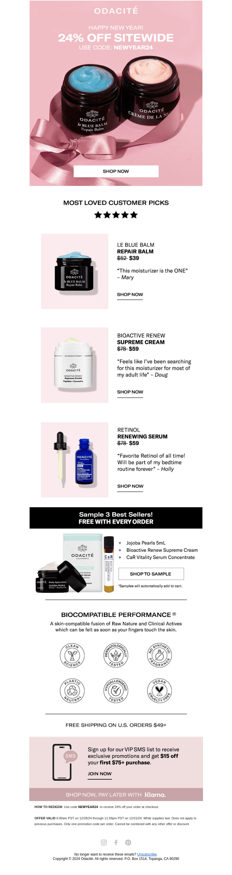 Goodbye, 2024! Hello 24% off 🎊
