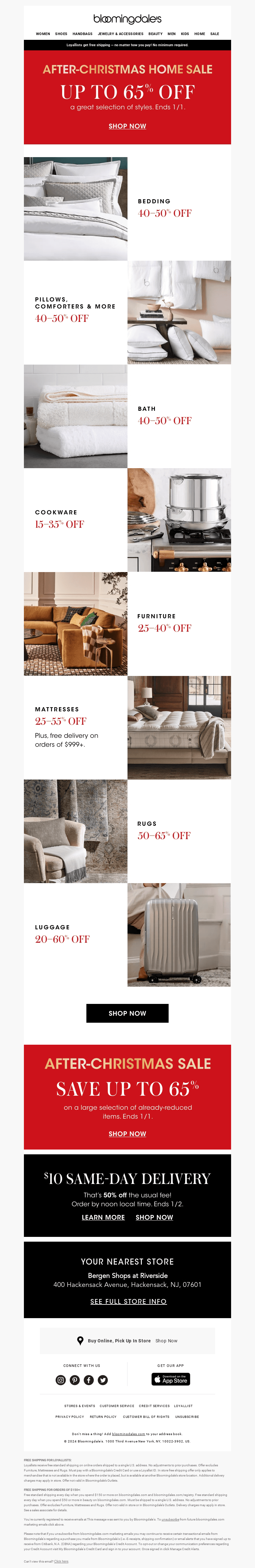 Home: Up to 65% off