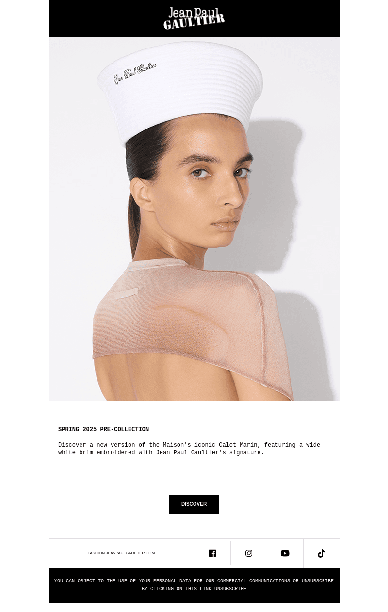 Spring 25 | Wide Sailor hat