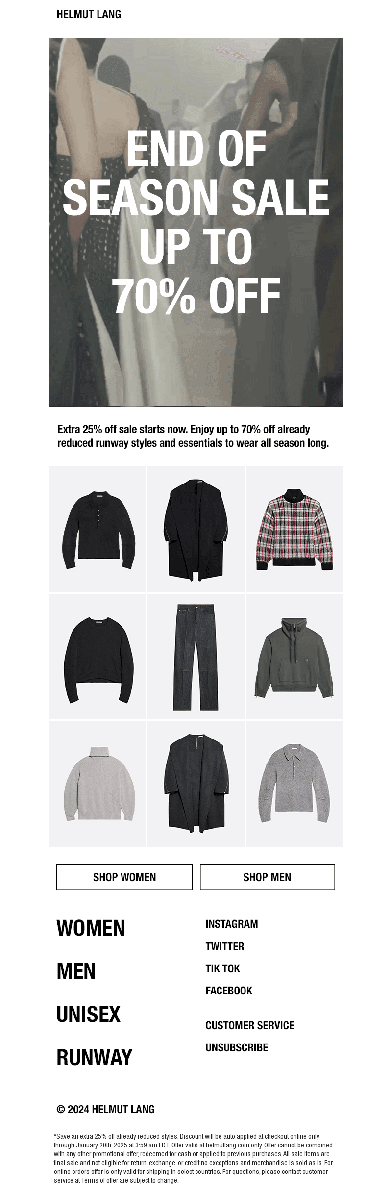 Now Live: Extra 25% Off Sale and Deeper Markdowns