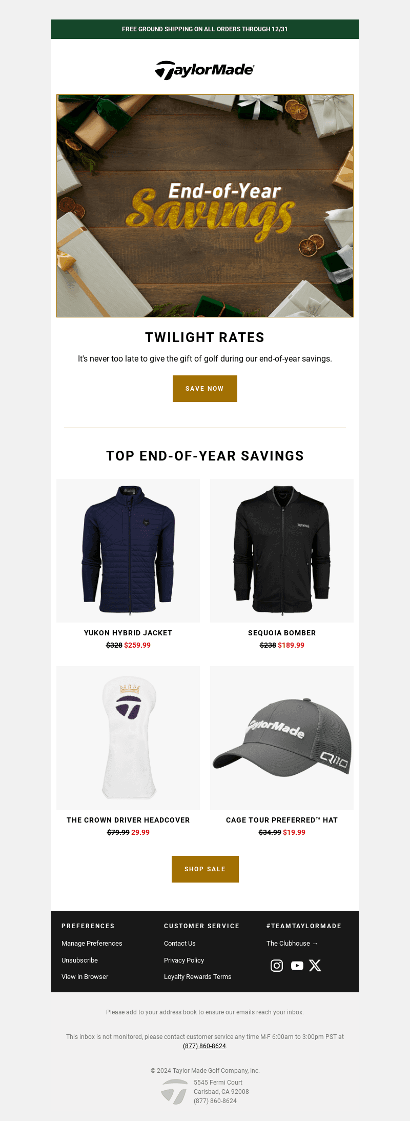 Post-Holiday Sale