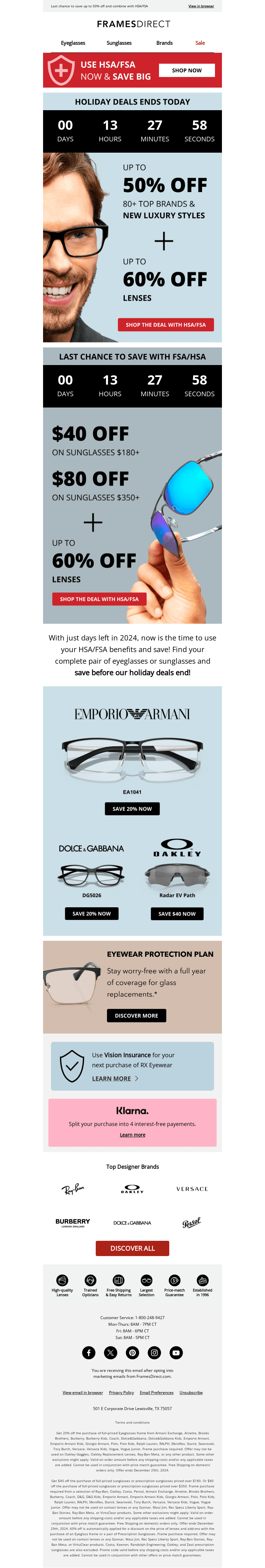 FramesDirect email from Sun, Dec 29, 2024