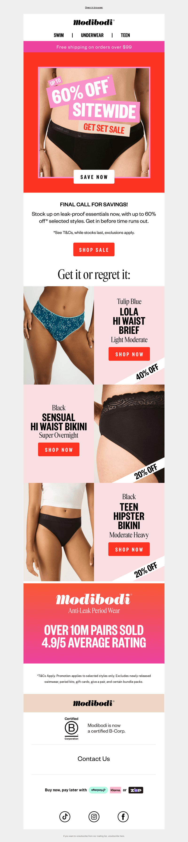 ⏰HURRY, ENDS SOON | Up to 60% off*