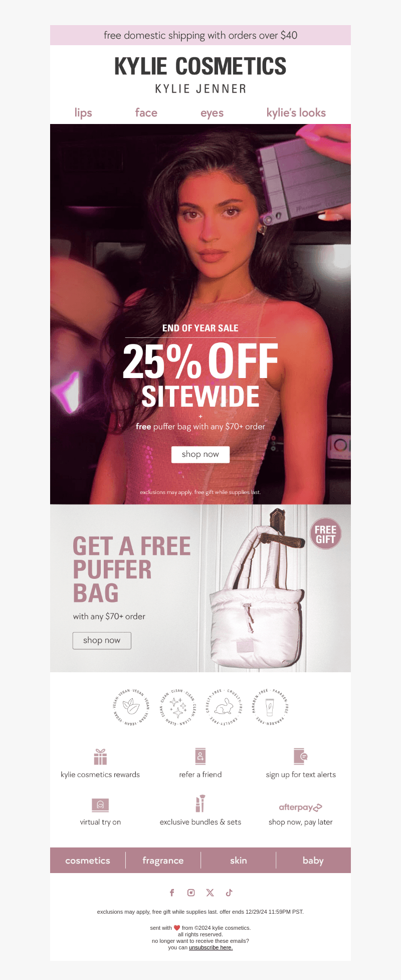 FINAL HOURS: 25% off sitewide 🎇