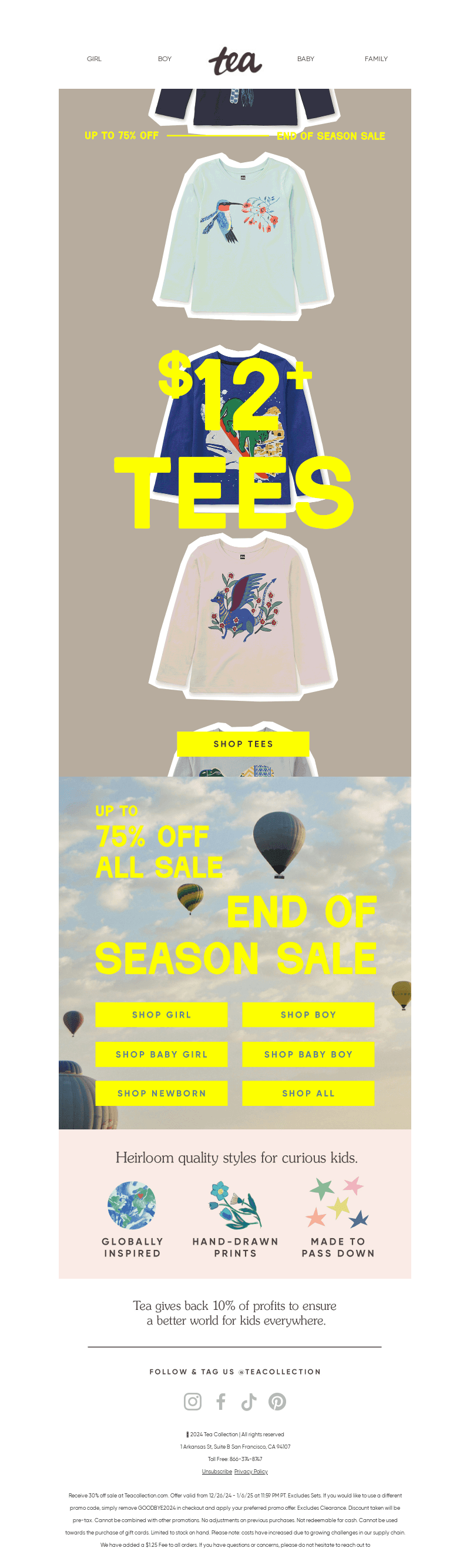 Up to 75% Off: Iconic Graphic Tees 😎
