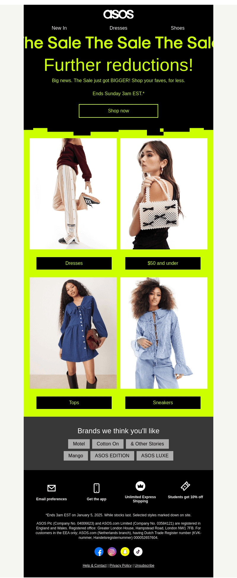 Sale: further reductions!
