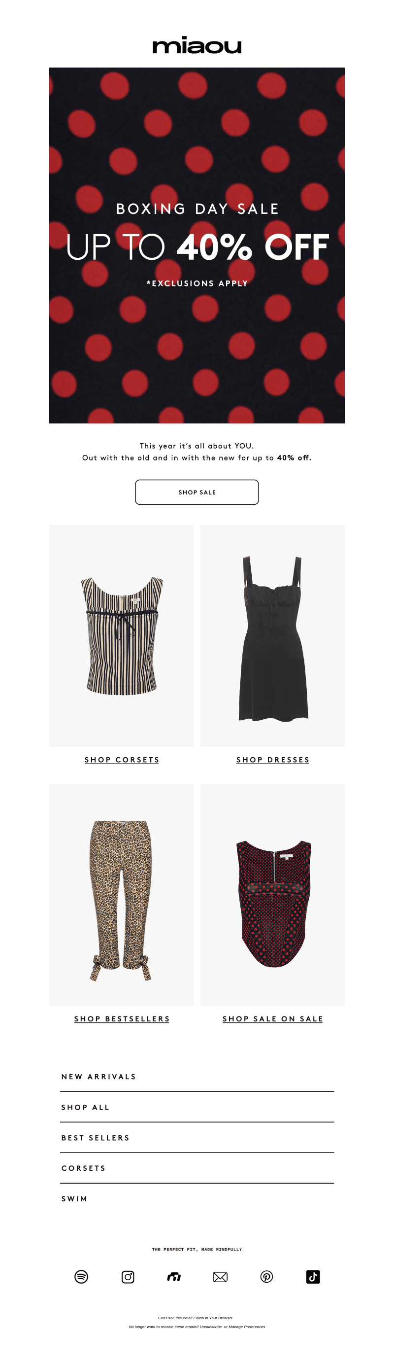 LAST CHANCE FOR 40% OFF