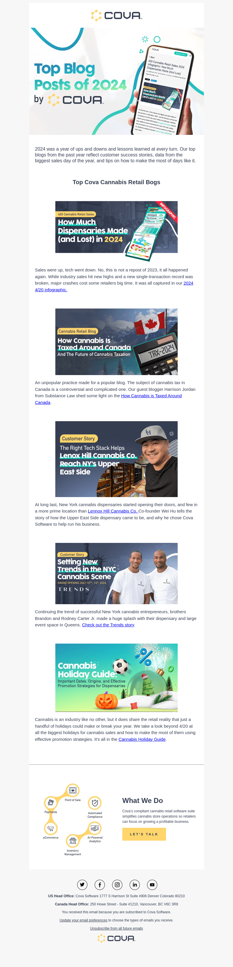 Cova email from Mon, Dec 30, 2024