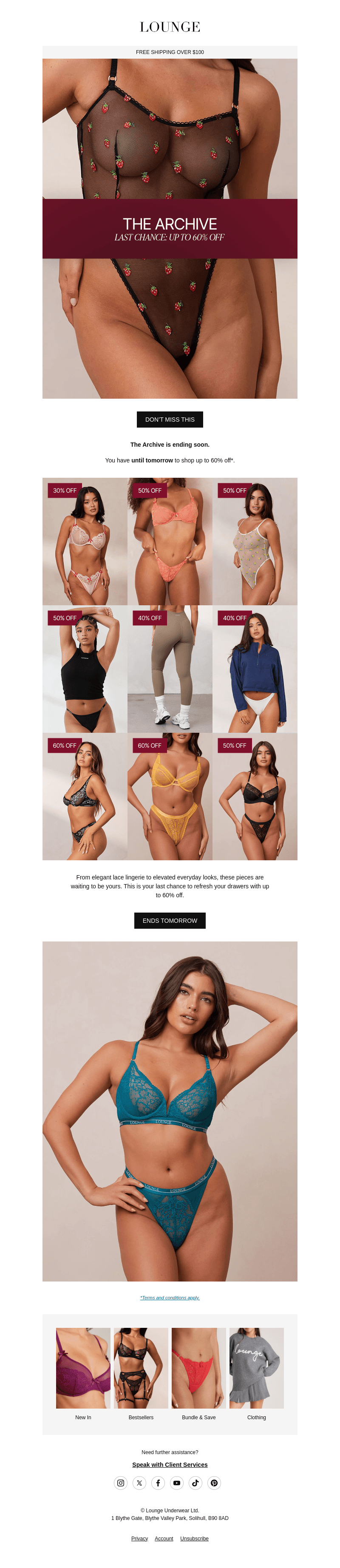 Last chance: Up to 60% off
