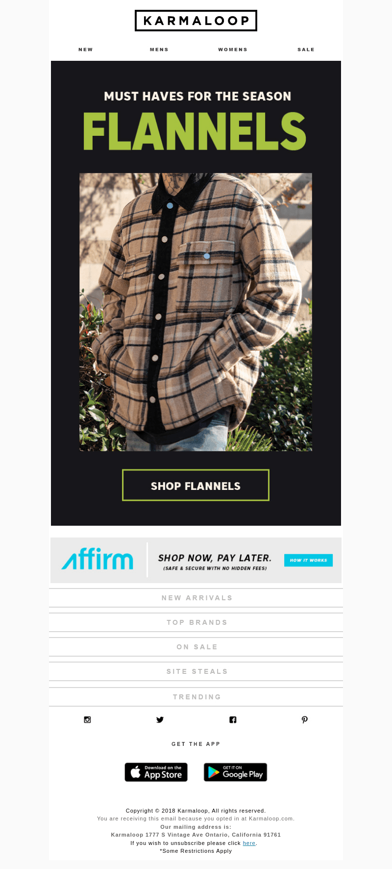 Must Have Flannels!