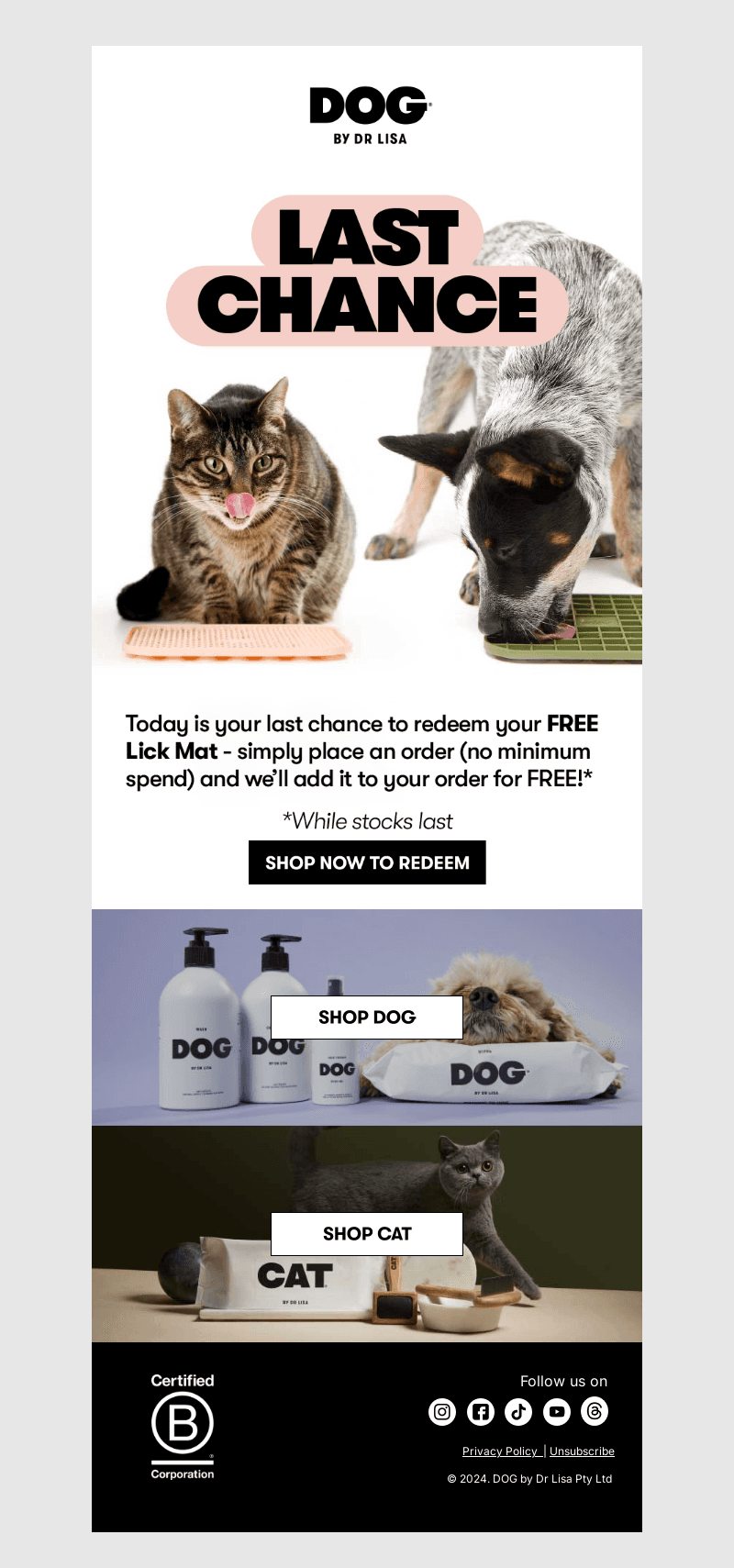 Redeemed your freebie?