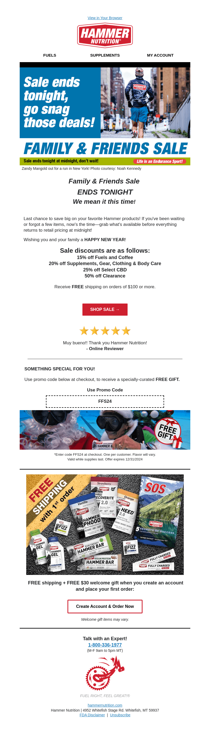 Sale Ends Tonight - Really!