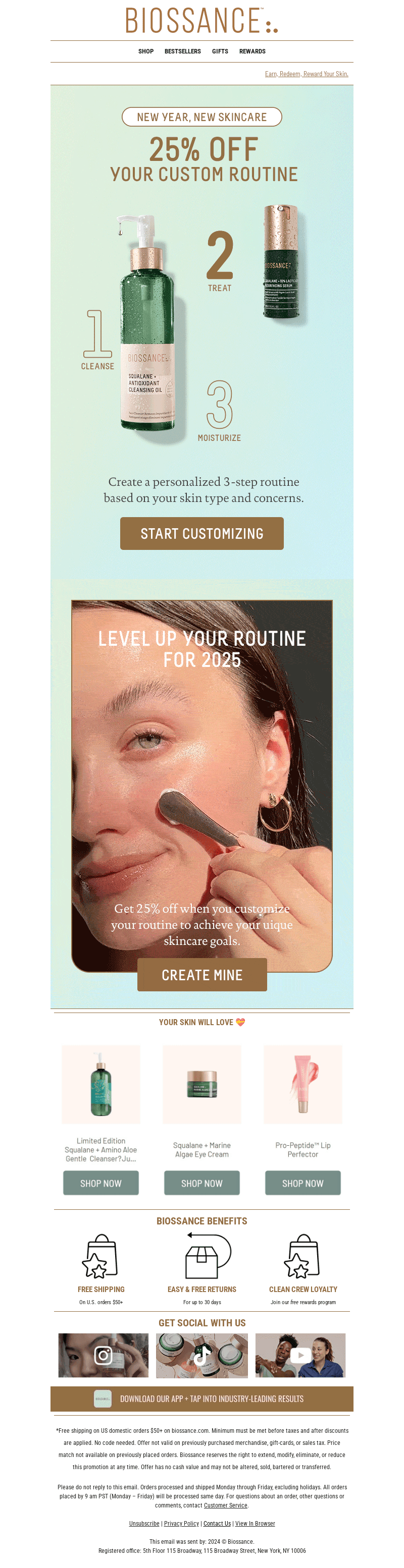 48 hrs left! 25% OFF your custom routine