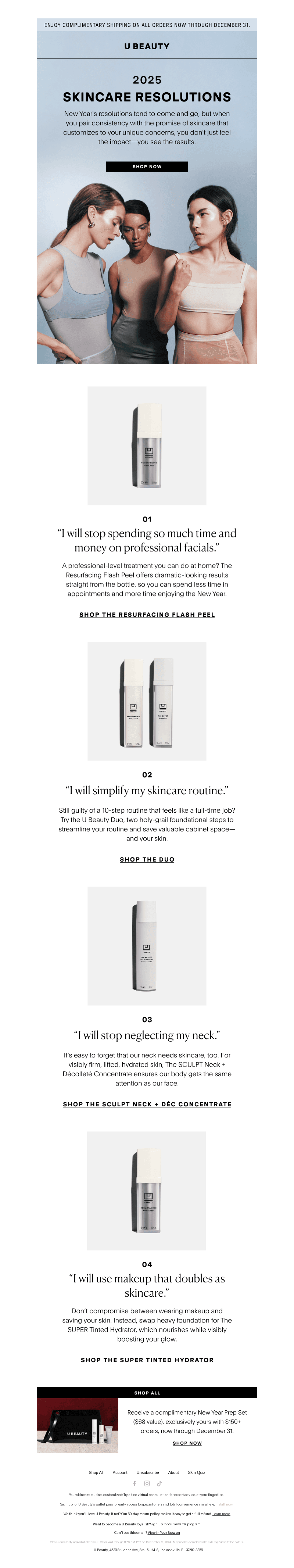 Your 2025 Skincare Resolutions