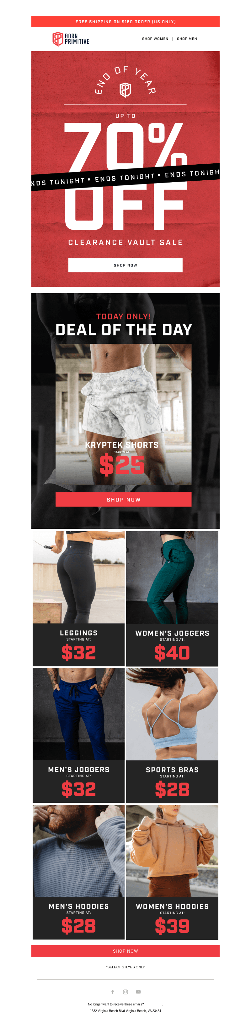 LAST CALL FOR UP TO 70% OFF CLEARANCE