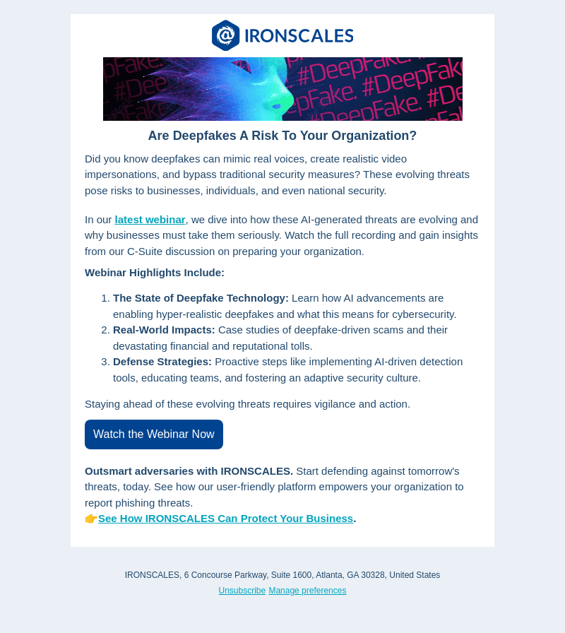 Prepare for Deepfake Attacks: Webinar Recording