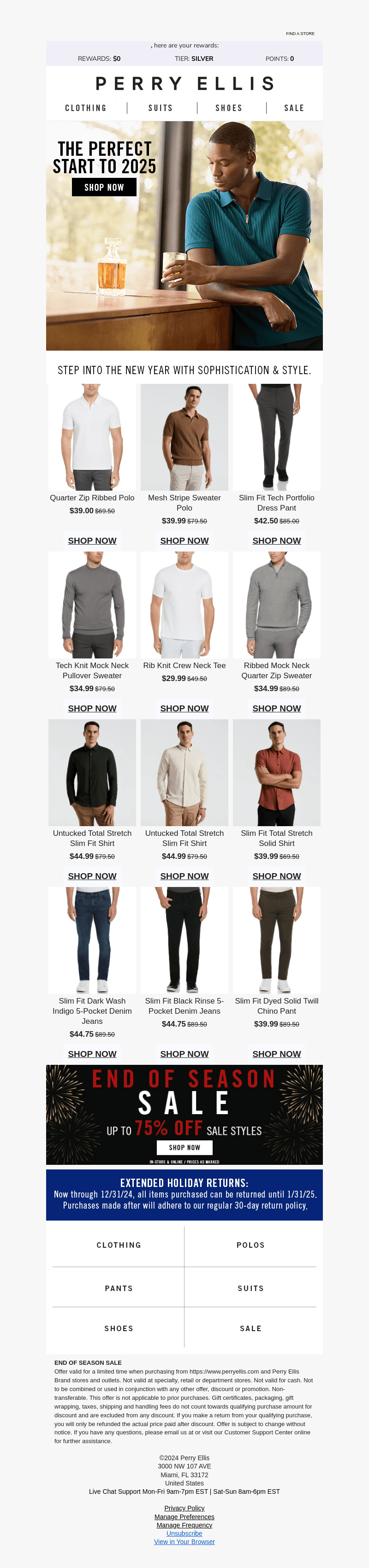 Countdown To Style with Perry Ellis