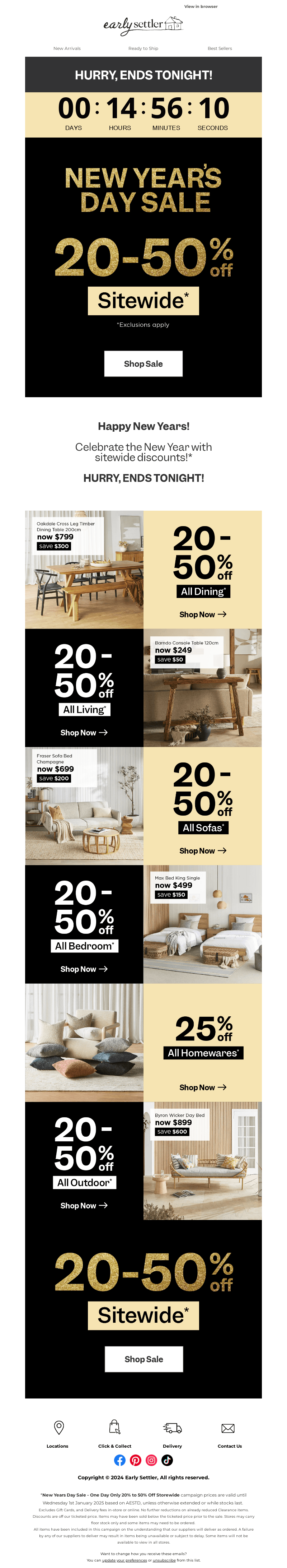 ⏰TODAY ONLY⏰ 20-50% off Sitewide!