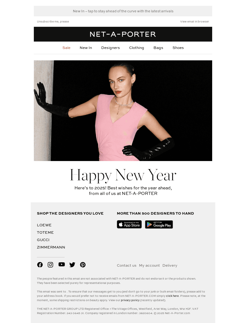 Happy New Year from NET-A-PORTER