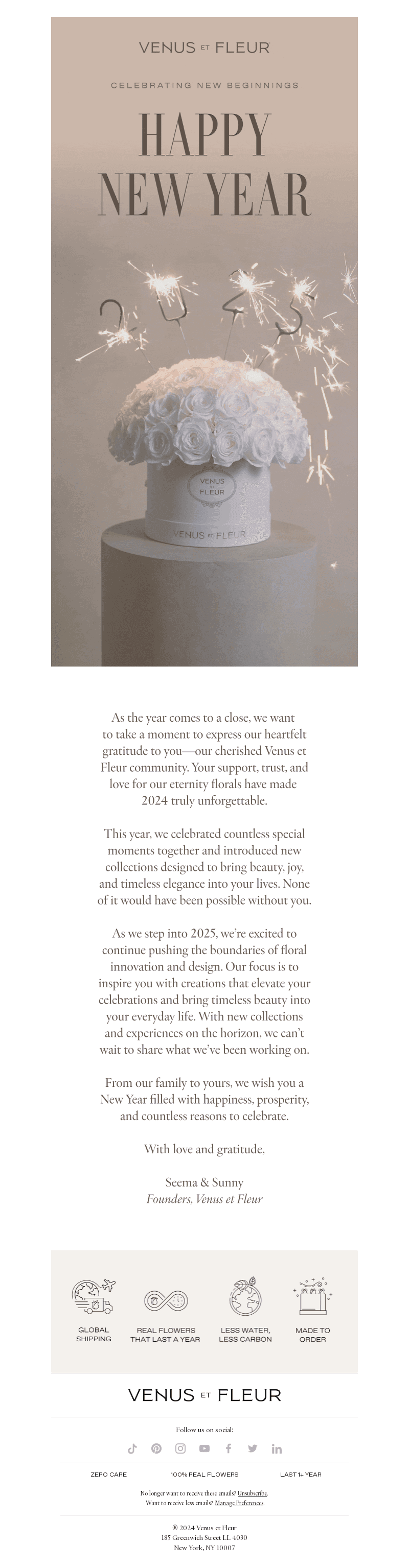 A New Year Message from Our Founders