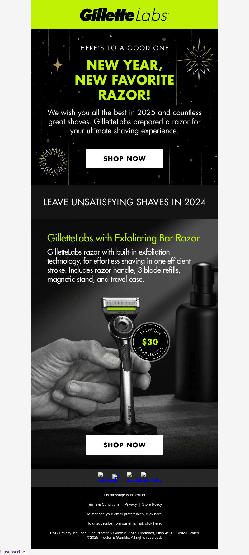Happy New Year & Happy Shaving