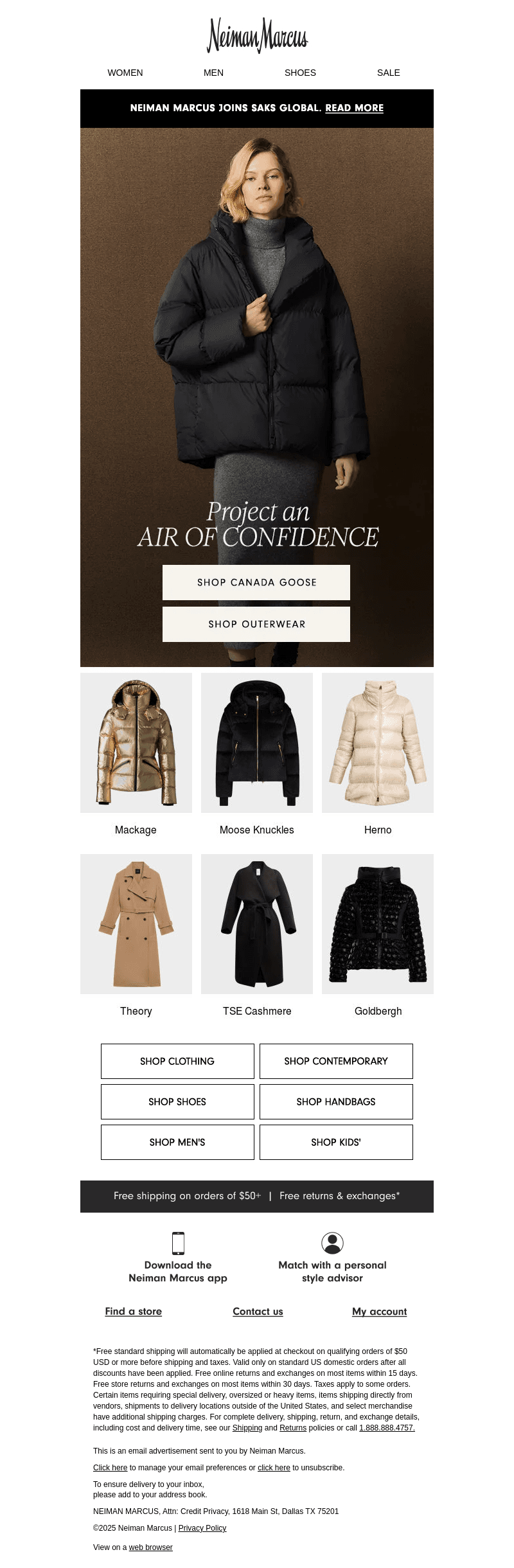 The latest wool parka from Canada Goose