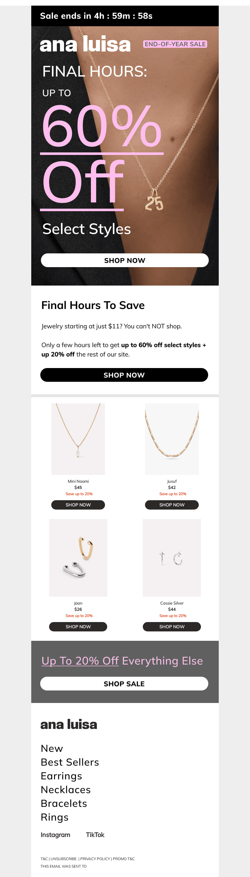5 hours left for 60% Off ⏳