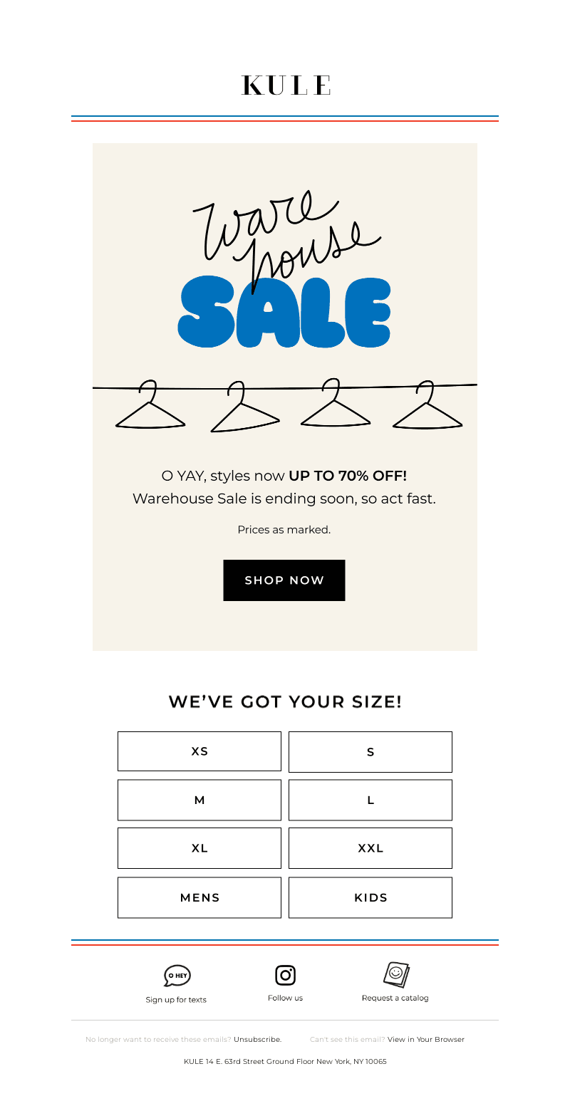 Don't miss styles up to 70% off