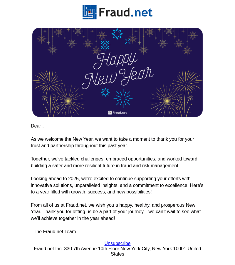 Fraud.net email from Thu, Jan 2, 2025