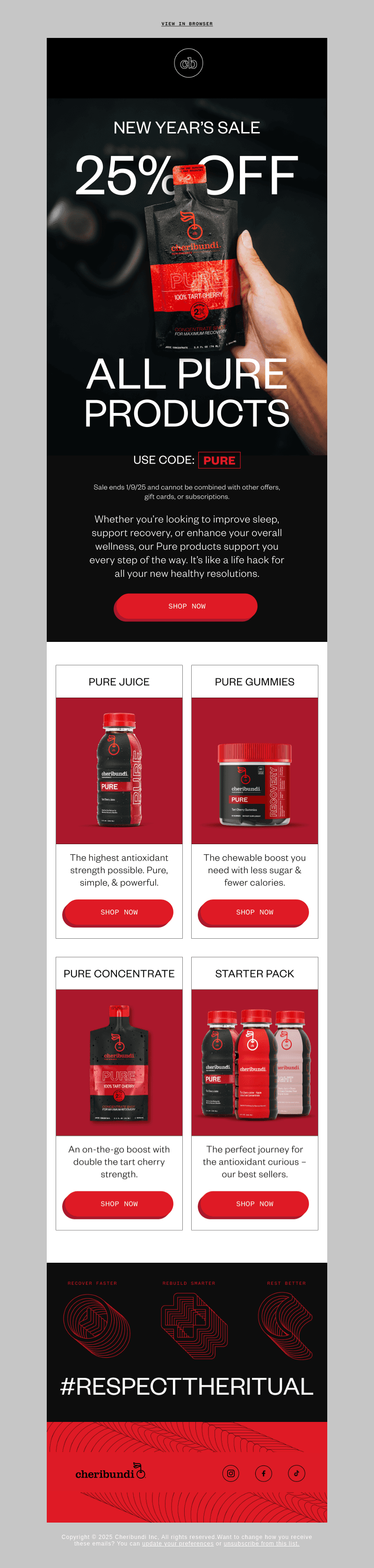 PURE: simple, powerful, and 25% off 👀