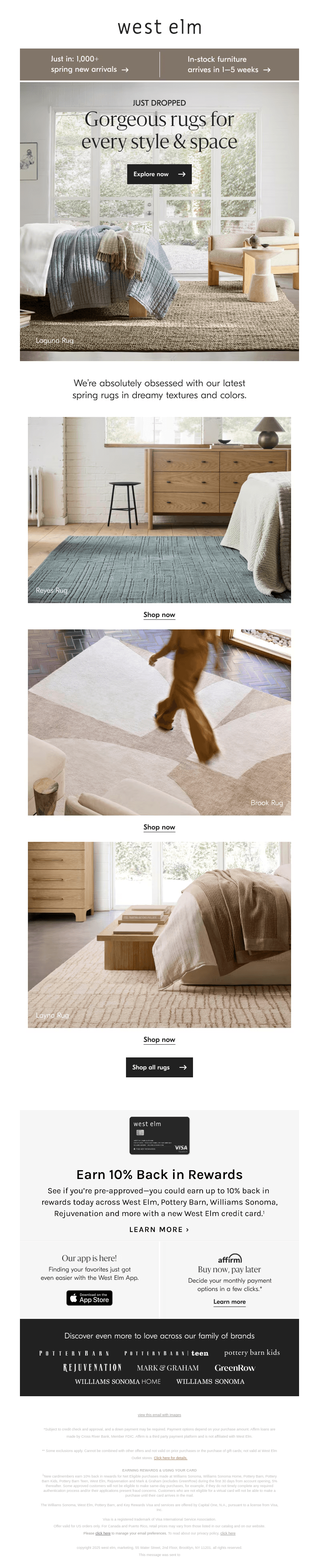 New rugs for every room