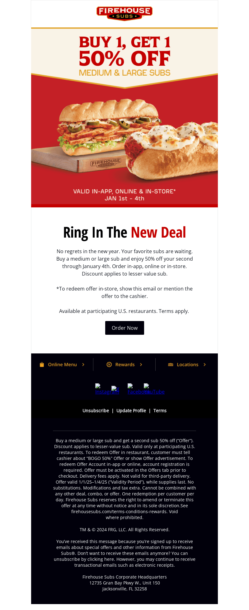 Only 2 Days Left! Get 50% off your second sub today!
