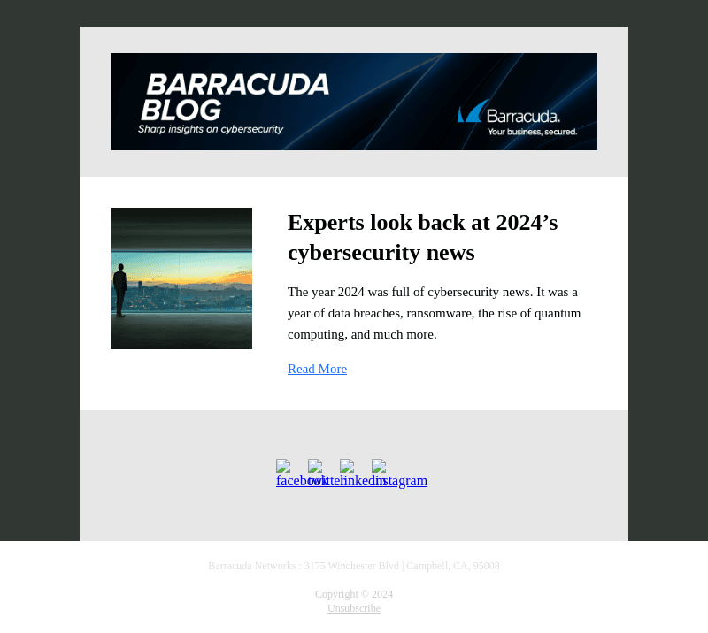 Experts look back at 2024’s cybersecurity news