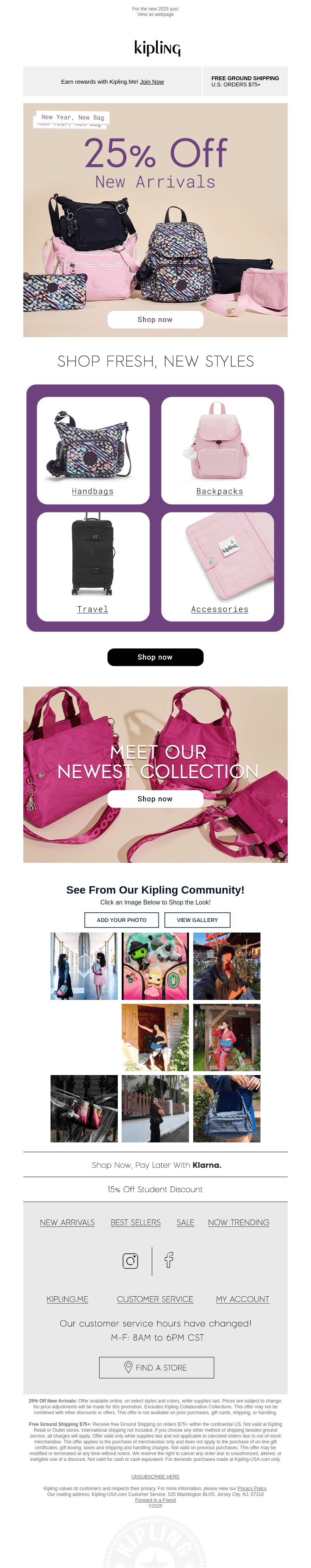 This Just In! 25% OFF Newness