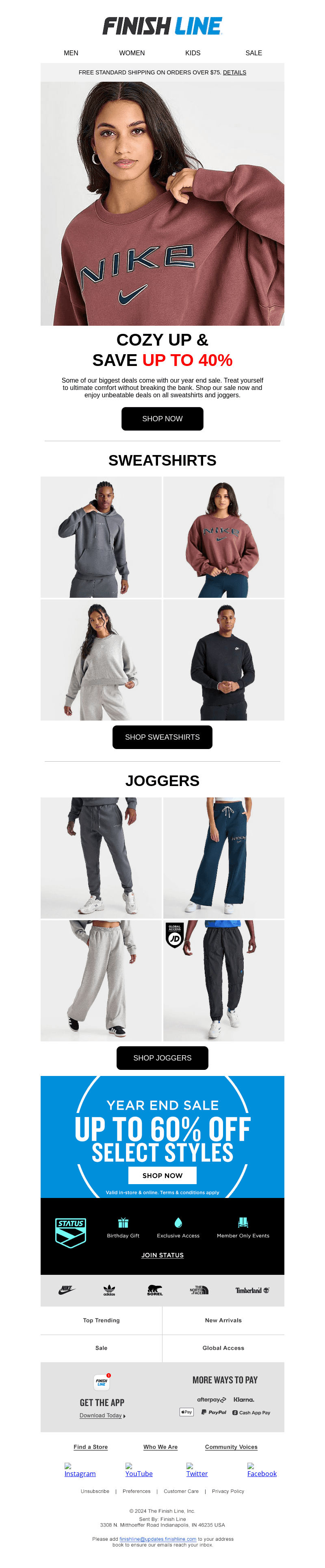 Get cozy & save up to 40%!